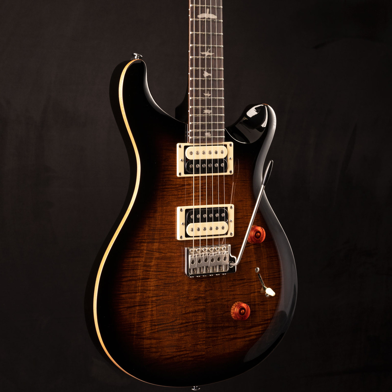 PRS SE Custom 24 Black Gold Burst 913