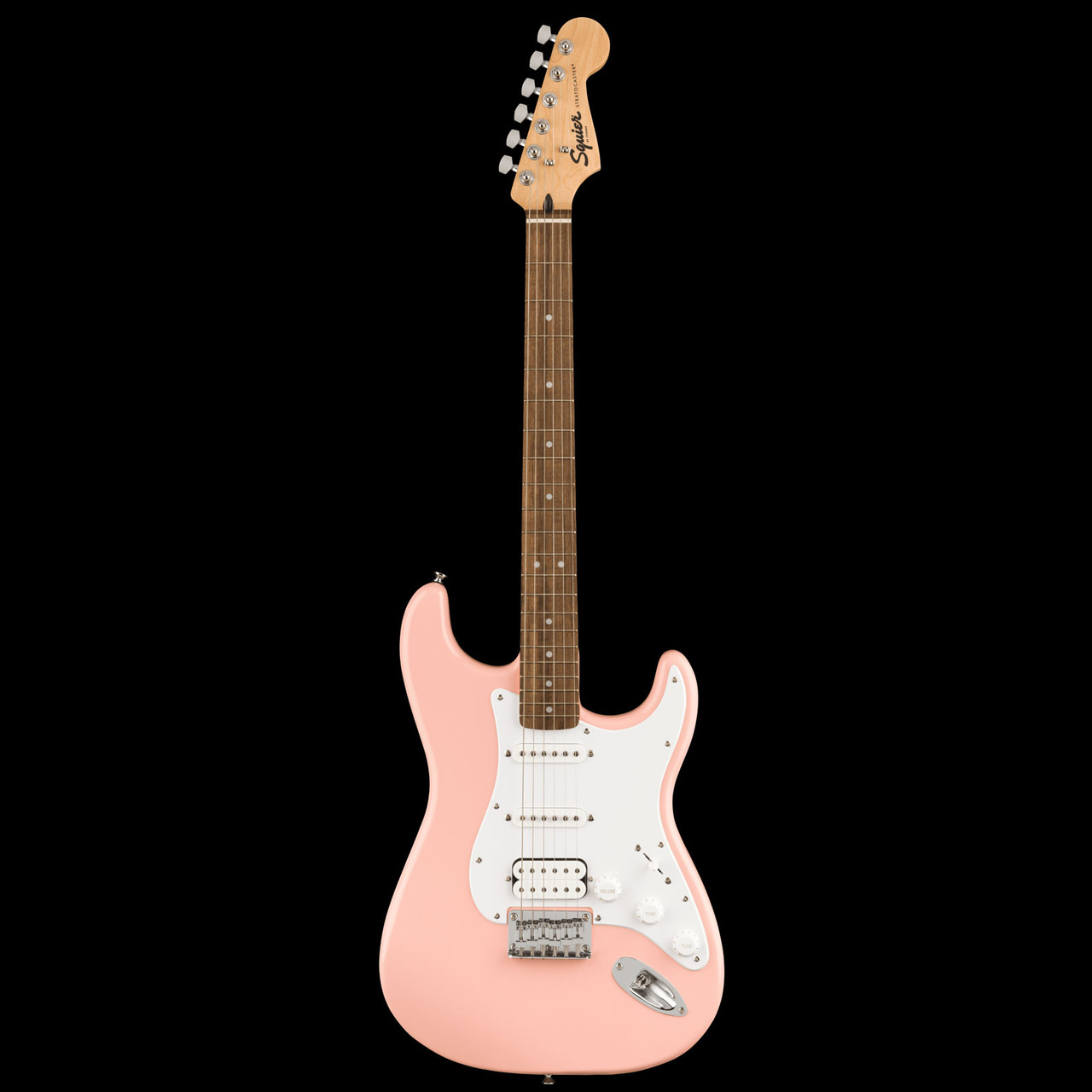 Fender Squier Bullet Stratocaster HT HSS Shell Pink at Moore Guitars
