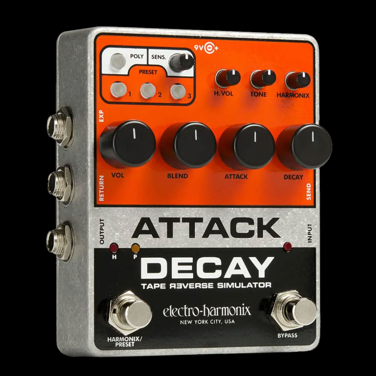 Electro-Harmonix Attack Decay Tape Reverse Simulator Pedal at