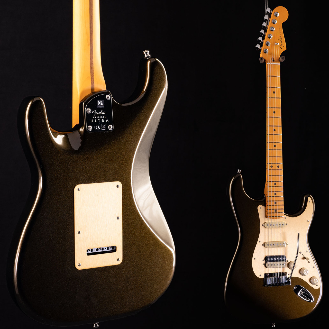 Fender American Ultra Stratocaster HSS Texas Tea 512