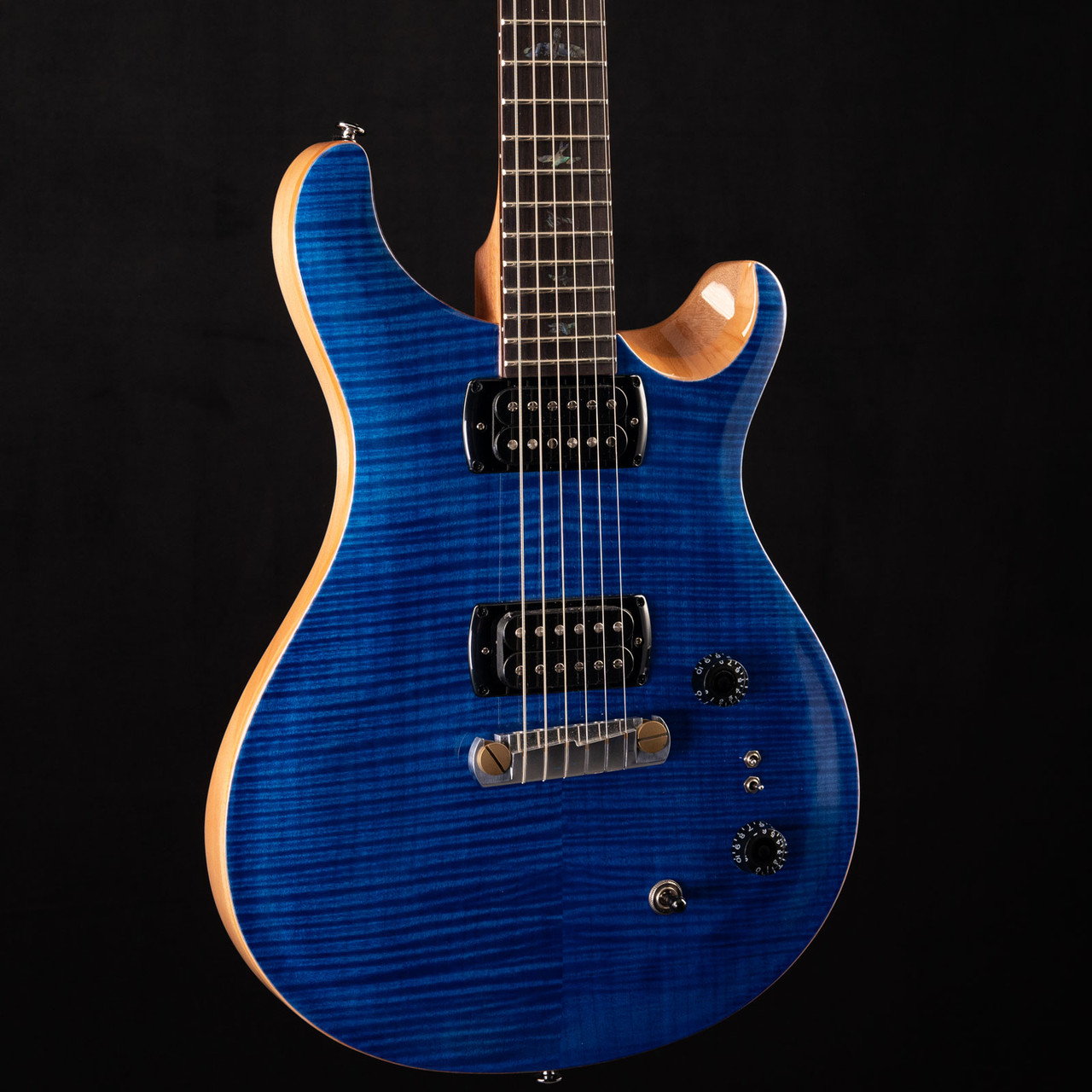 PRS SE Paul’s Guitar Faded Blue Burst 086 at Moore Guitars