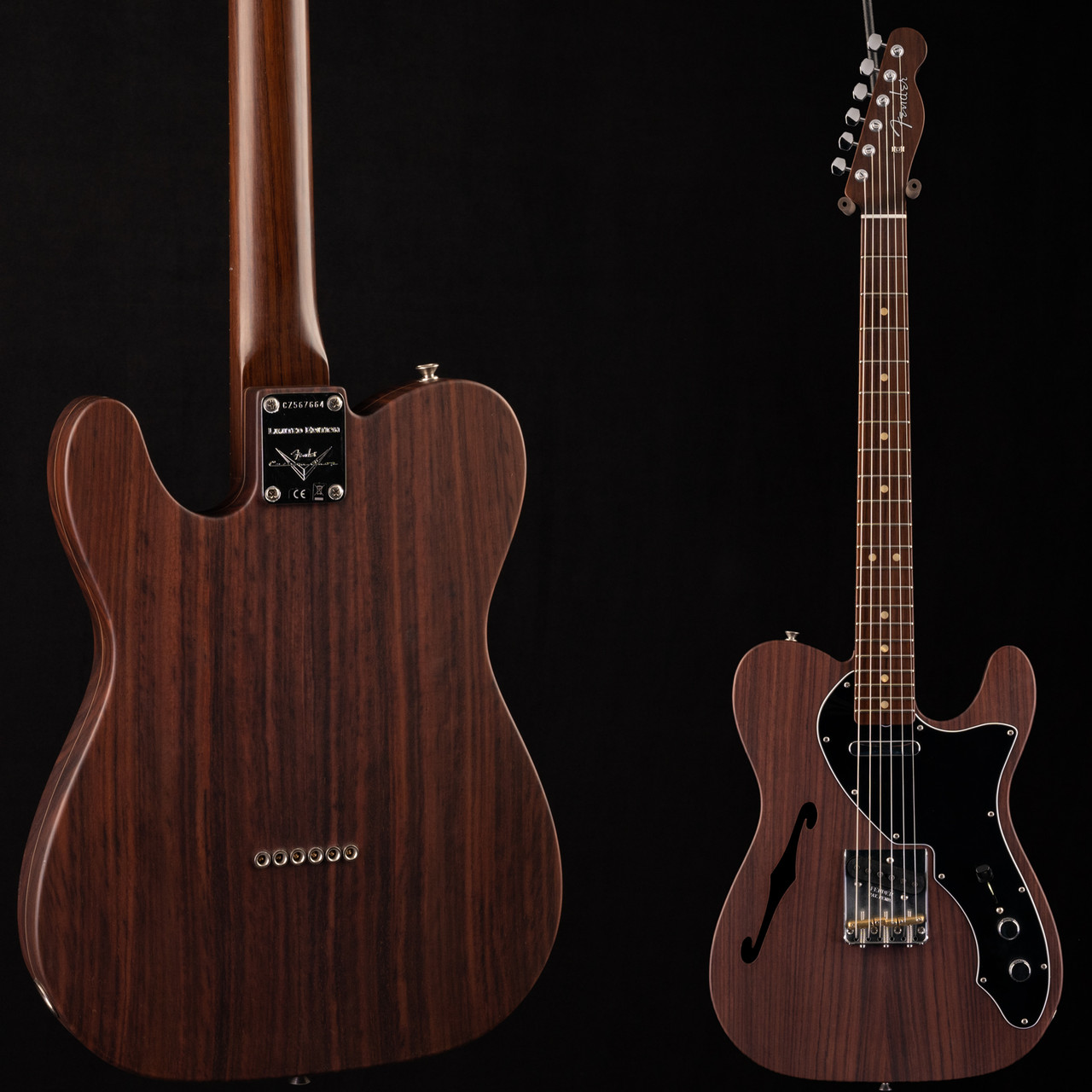 Fender Custom Shop LTD Rosewood Thinline Telecaster Natural 664 at