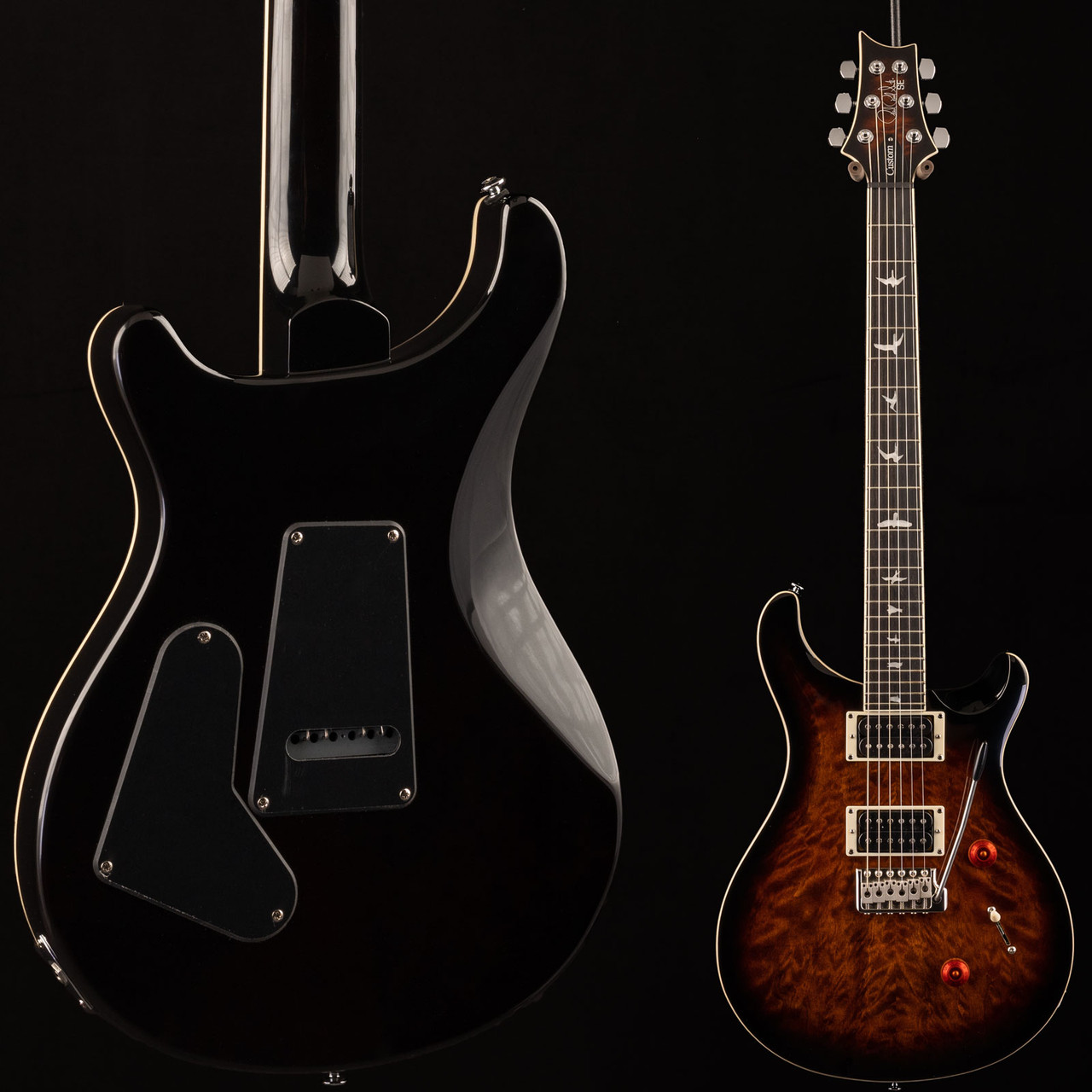 PRS SE Custom 24 Quilt Black Gold Burst 968