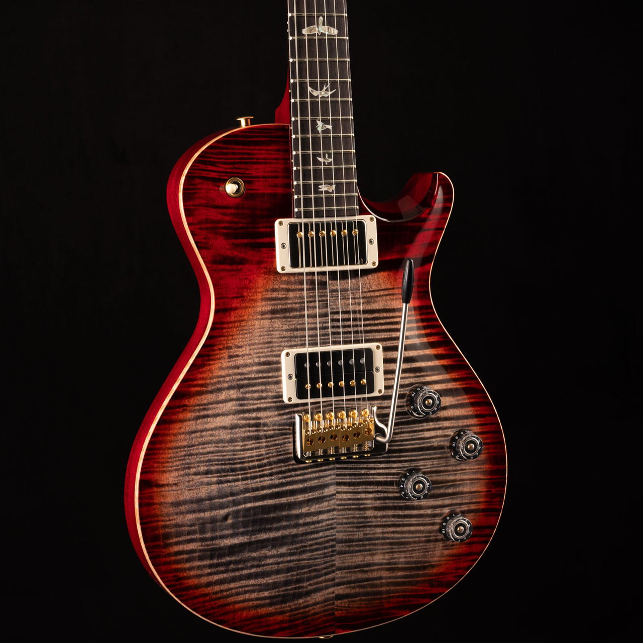 PRS Mark Tremonti Signature Tremolo 10-Top Charcoal Cherry