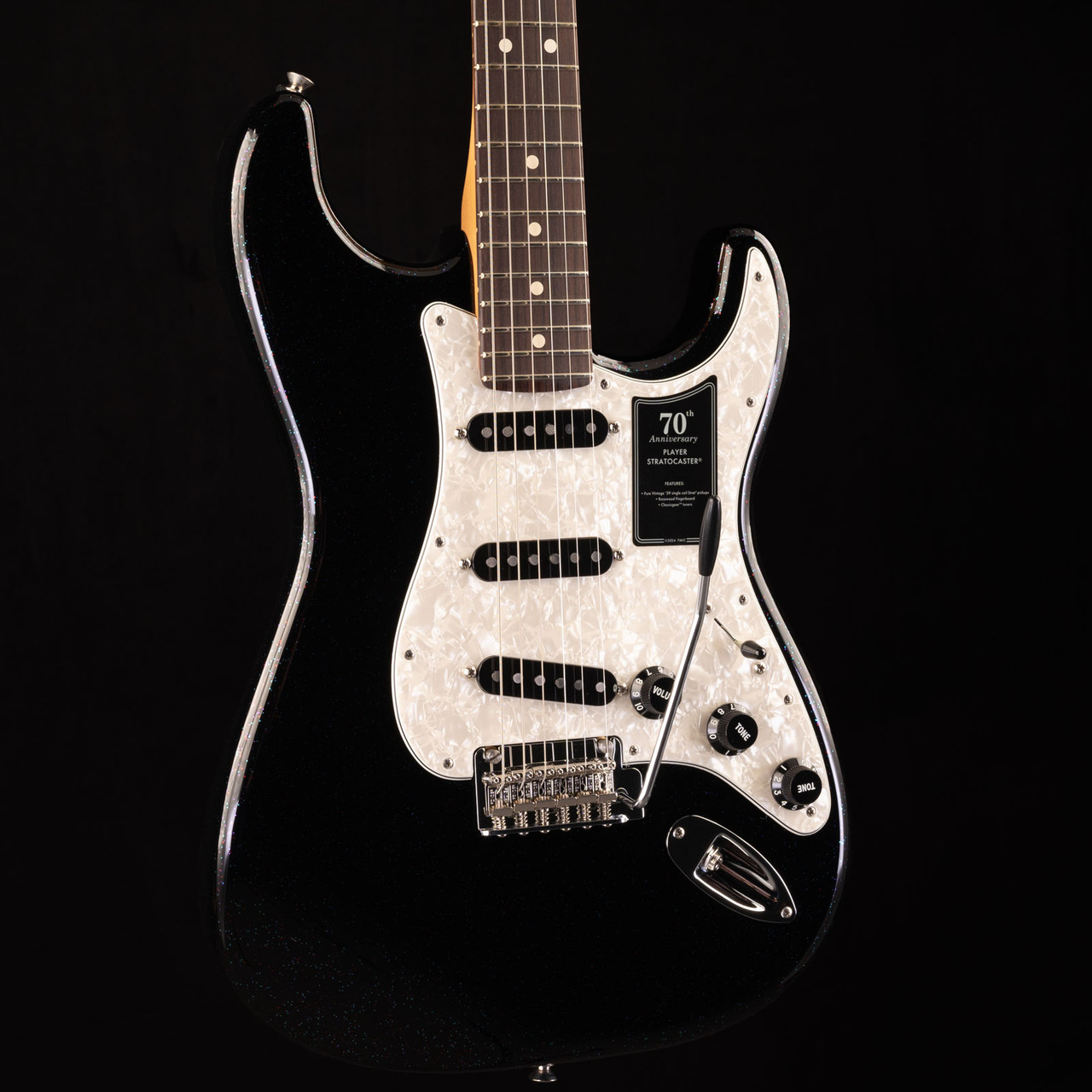 Fender 70th Anniversary Player Stratocaster Nebula Noir 835