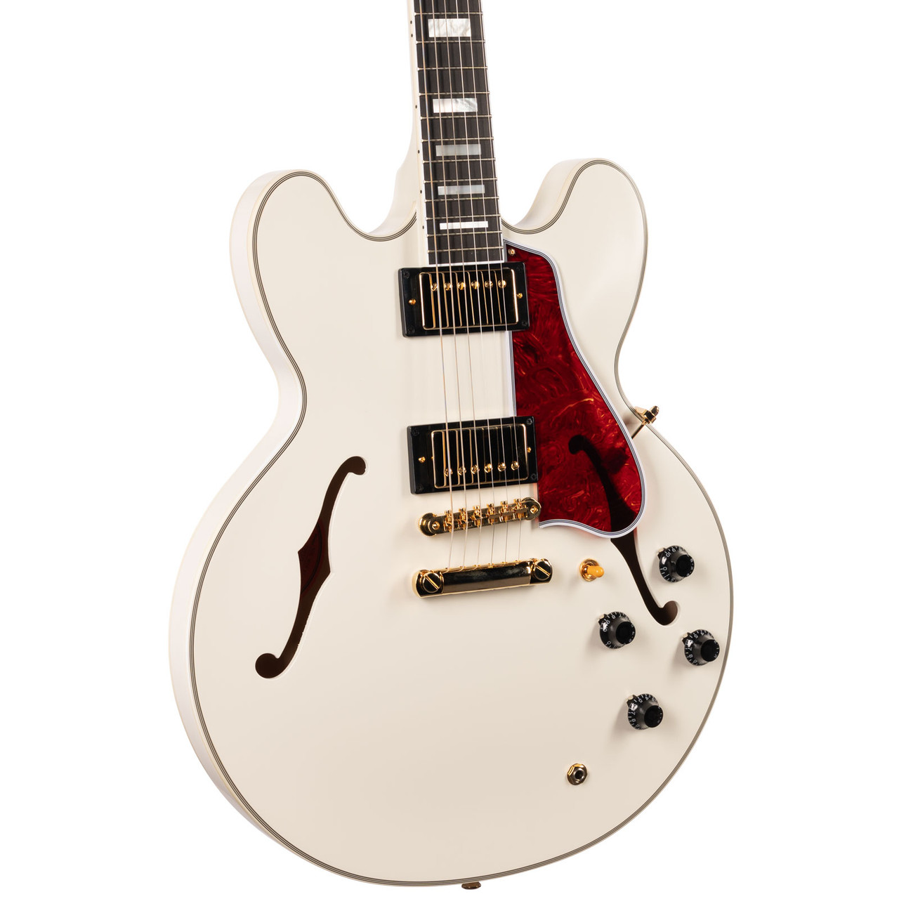 ギター EPIPHONE 1959 ES-355 Classic White Epiphone 1959 ES-355 Semi-Hollow Electric Guitar Classic White