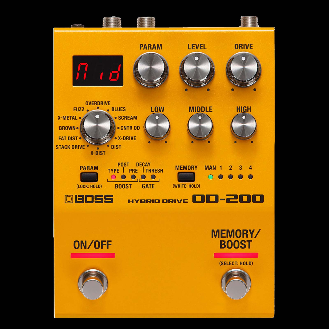 Boss Od 200 Hybrid Drive Pedal At Moore Guitars