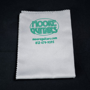 Moore Guitars Polish Cloth - Grey/Green