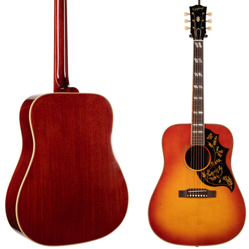 Epiphone "Inspired by Gibson" 1960 Hummingbird Reissue Heritage Cherry Sunburst (047)