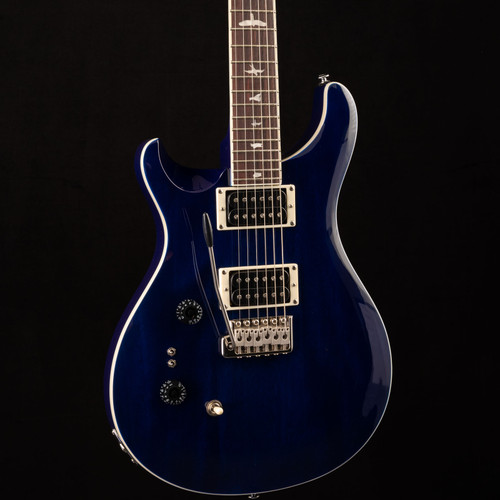 PRS SE Standard 24-08 Lefty Translucent Blue 646 at Moore Guitars