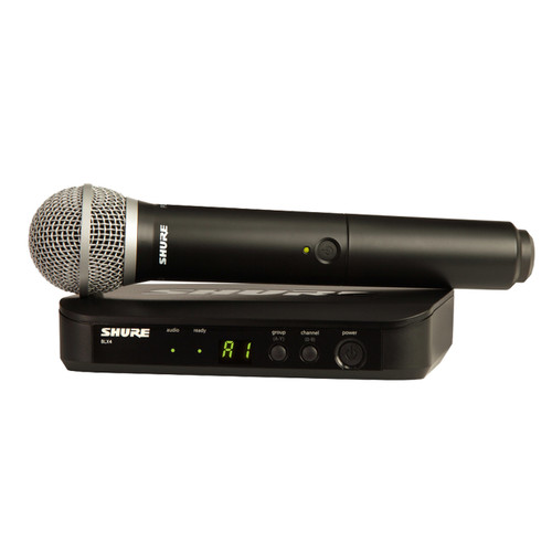 Shure BLX24/PG58-H9 Wireless Handheld Vocal System - Moore Guitars