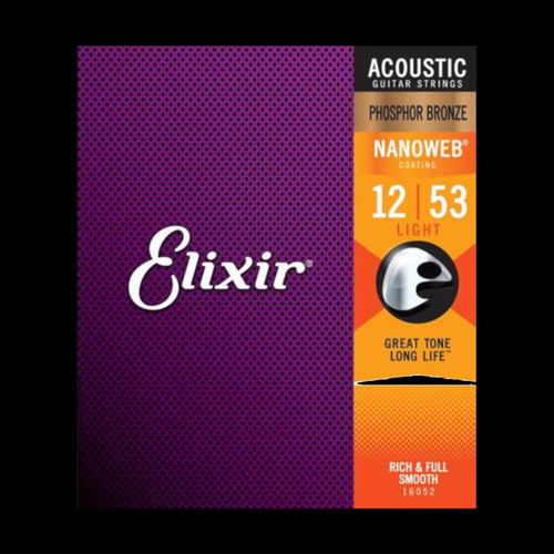 Elixir Strings Acoustic Phosphor Bronze Guitar String NANOWEB Coating .042 Elixir Strings Acoustic Phosphor Bronze Guitar String NANOWEB Coating .042