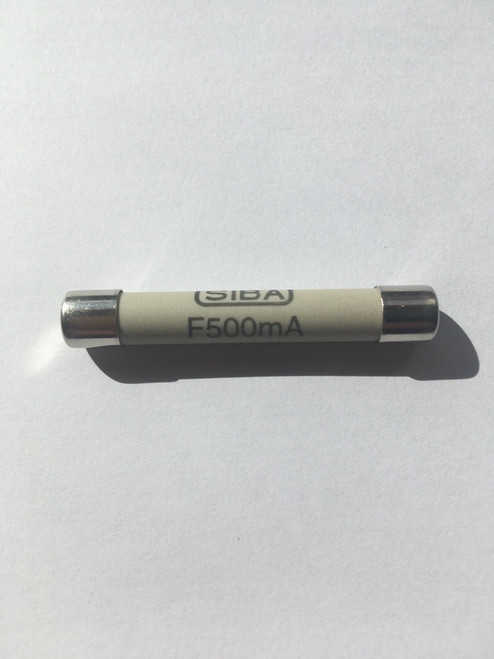 SIBA Fuse 7003409 184000 500mA Ceramic 8 x 50 mm