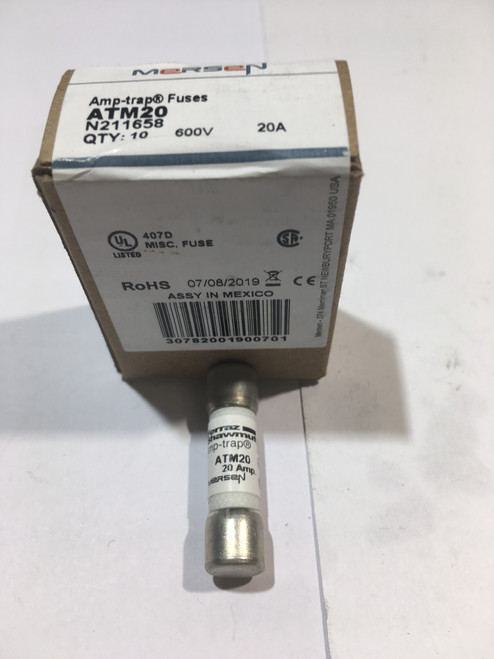 Mersen Ferraz ATM20  20A Amp Trap Fuse JPSF541