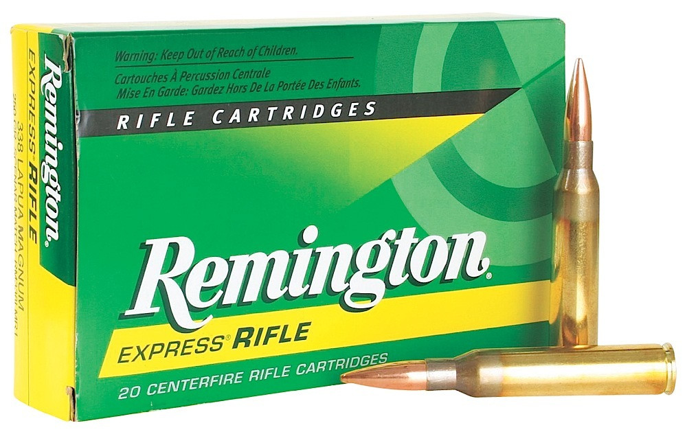 Remington High Performance Rifle .338 Lapua Magnum Ammunition 20 Rounds 250 Grain Scenar Match Projectile 2960fps