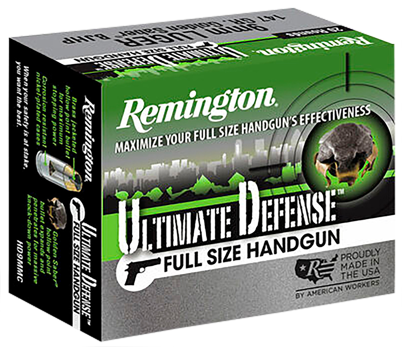 Remington .44 Remington Magnum HTP Ammunition 50 Rounds, SJHP, 240 Grains