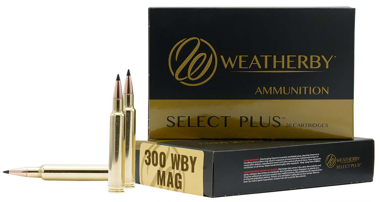 Weatherby N300200ACB Select Plus 300 Wthby Mag 200 gr AccuBond 20 Bx/ 10 Cs