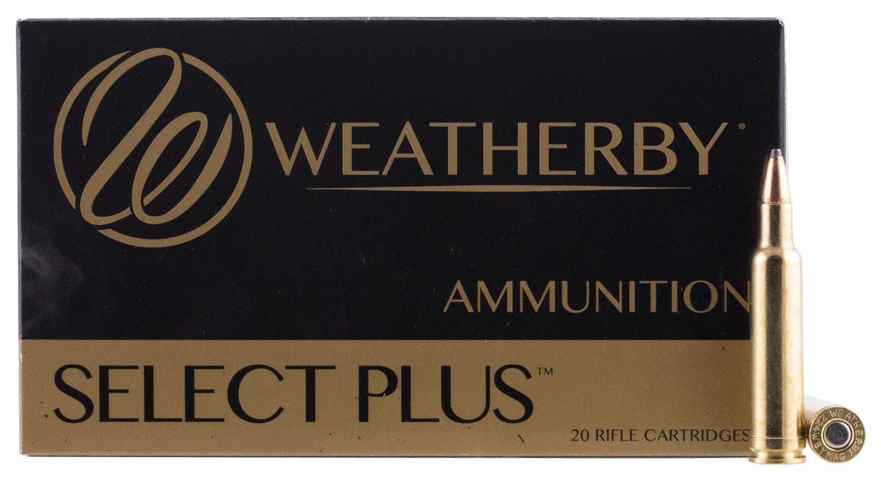 Weatherby Select Plus .300 Weatherby Magnum Ammunition 20 Rounds 165 Grain Hornady Spire Point 3390 fps