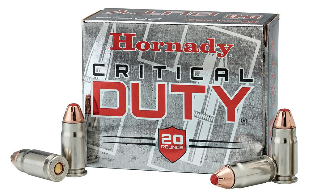 Hornady 91296 Critical Duty 357Sig 135gr Hornady FlexLock 20 Per Box/10 Case Centerfire, Handgun Ammunition
