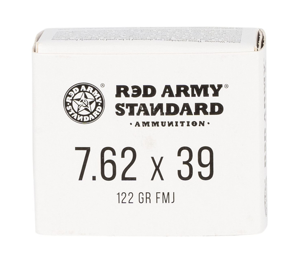 Red Army Standard Ammunition AM3092, 7.62x39mm, 122 gr, Steel Case, Full Metal Jacket, 20 Rounds