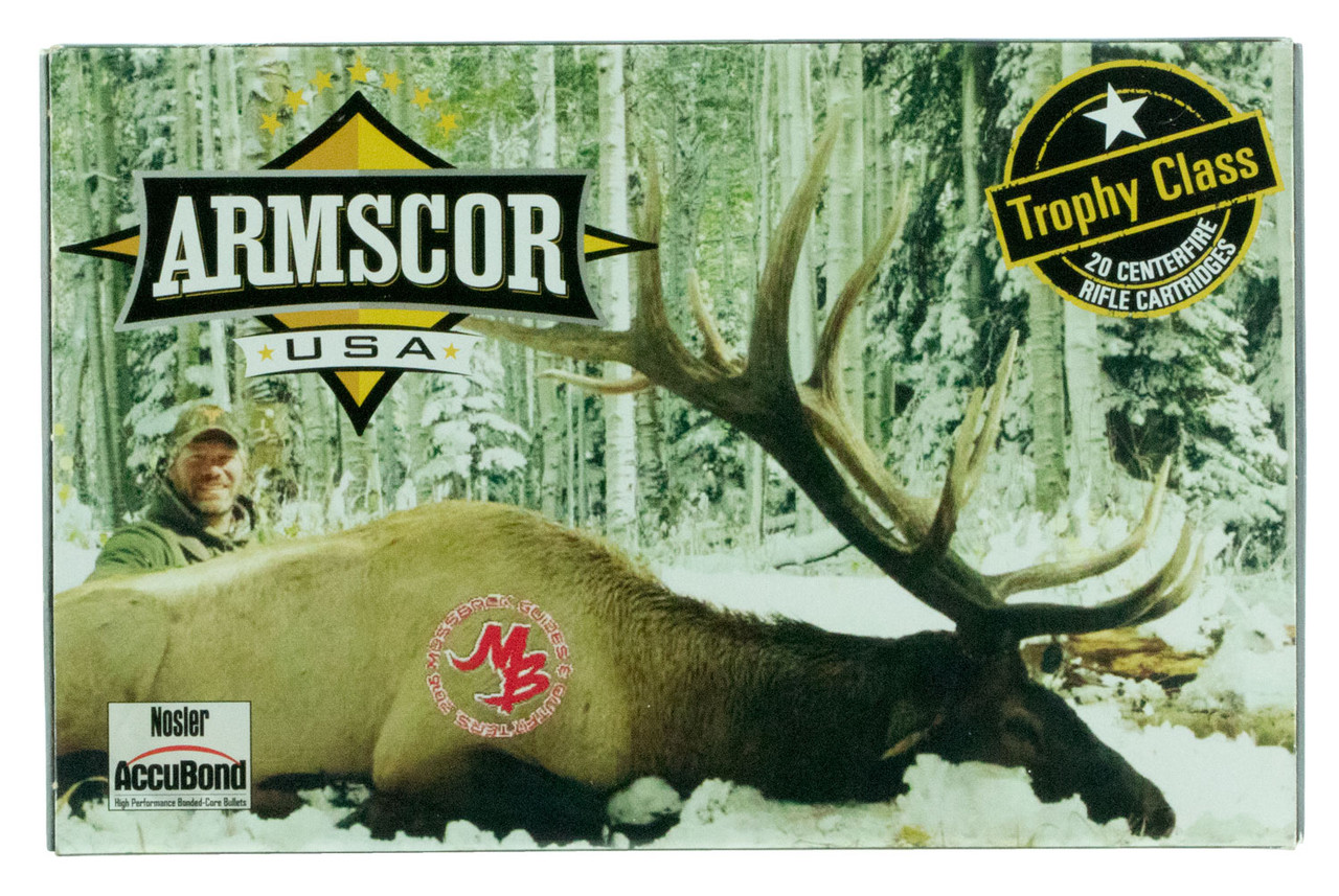 Armscor FAC375HH300G USA Trophy Class 375 H&H Mag 300 gr, Trophy Bonded 20 Per Box/ 8 Cs