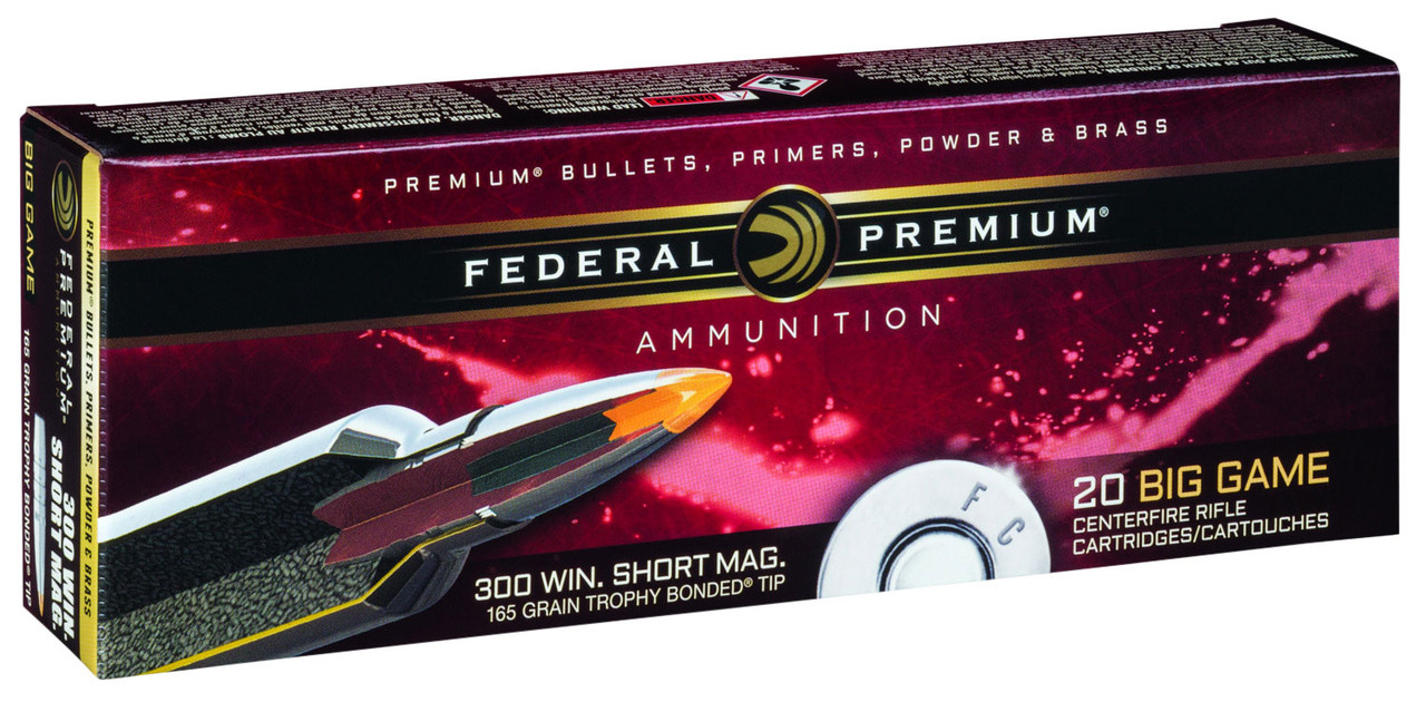 Federal Premium Ammunition 300 Winchester Short Magnum | P300WSMTT2