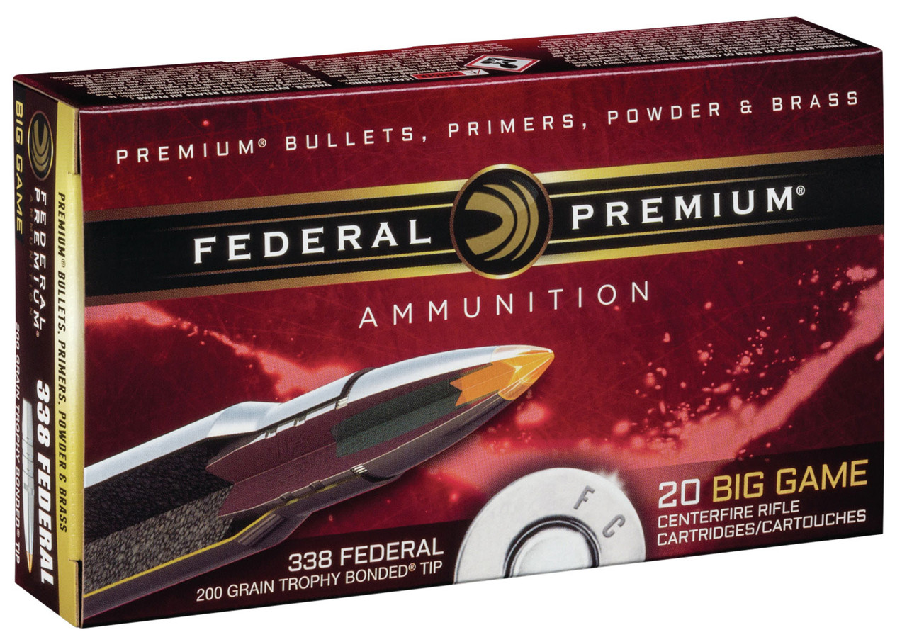 Federal Premium Ammunition 338 Federal | P338FTT2