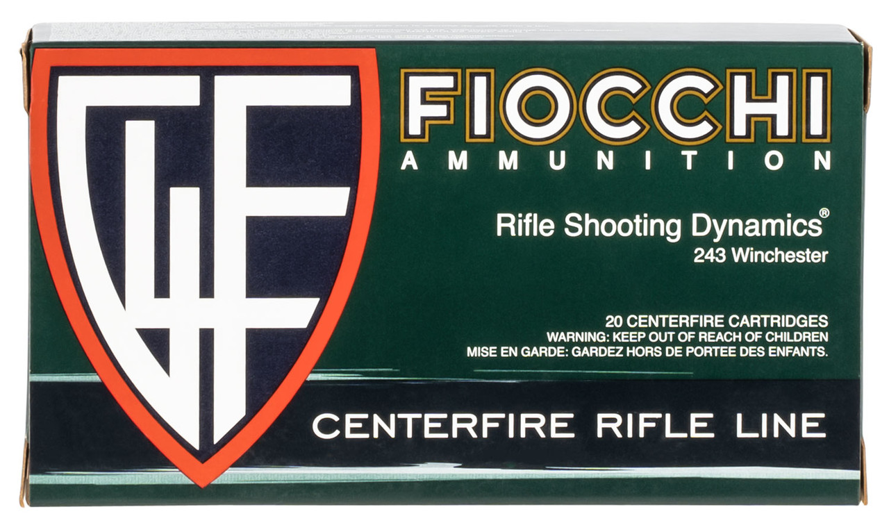 Fiocchi Shooting Dynamics Ammunition 243 Winchester | 243SPB