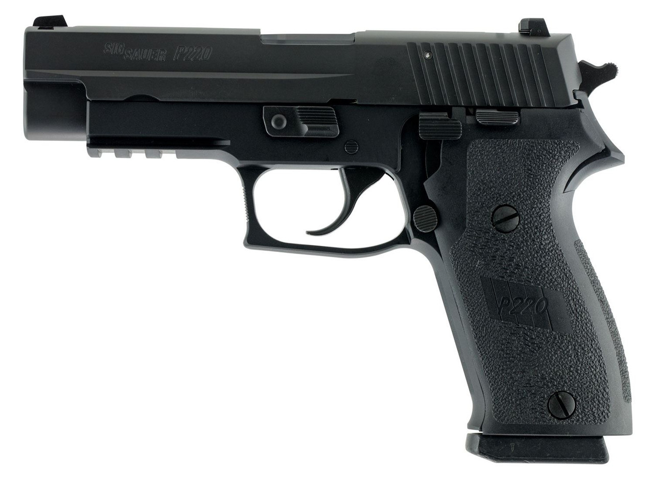 SIG SAUER P220 ガスガン ブラック Sig Sauer 220R-45-BSS-CA P220 Nitron Full-Size Pistol For Sale 45 ACP
