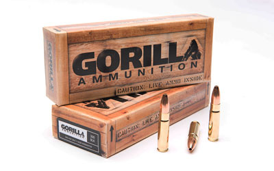 Gorilla Ammunition Company LLC 300 AAC Blackout GA300110VARM, 110Gr, Jacketed Lead Core Hollow Point, 20 Round Box GA300110VARM