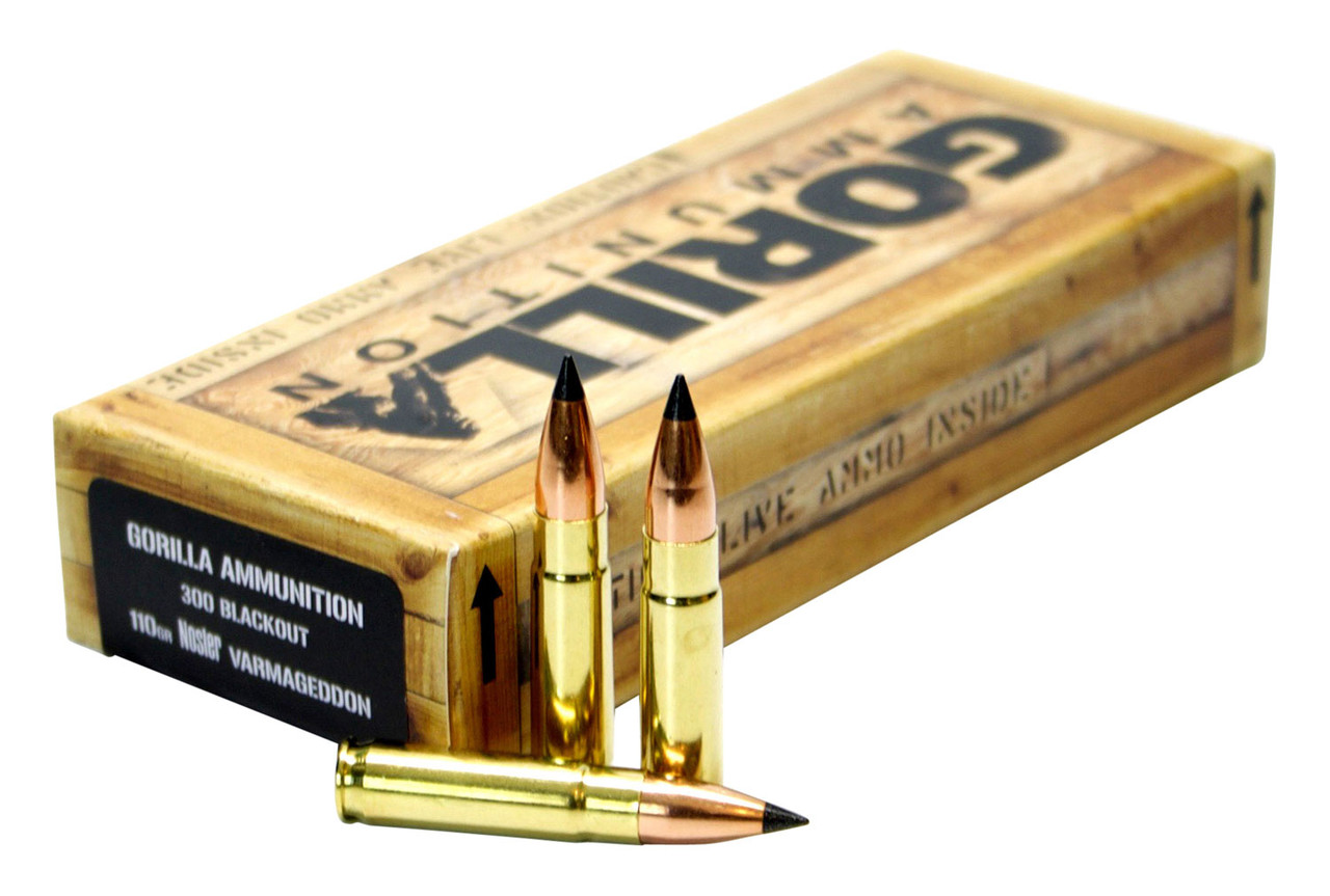 Gorilla Hunt Ammunition 300 ACC Blackout | GA300110NV