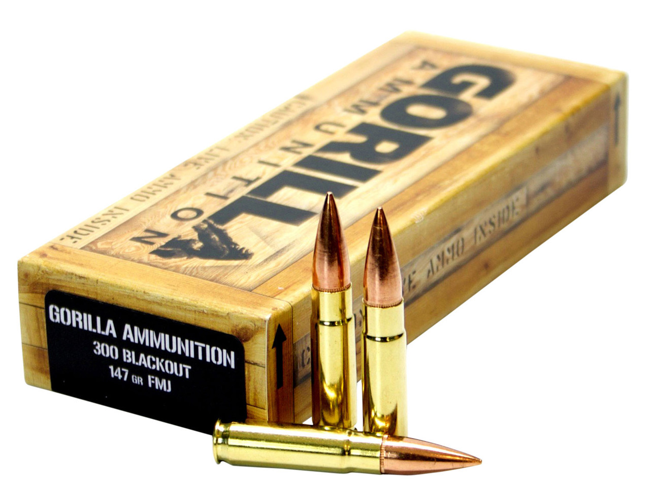 Gorilla Target Ammunition 300 ACC Blackout | GA300147FMJ