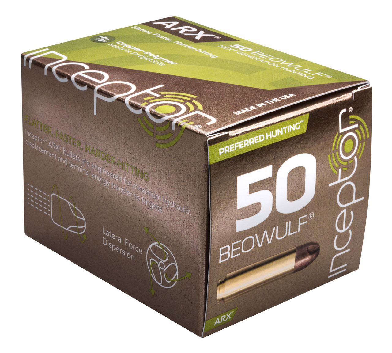 Iceptor Preferred Hunting Ammunition 50 Beowulf | 50BEOARXBR20