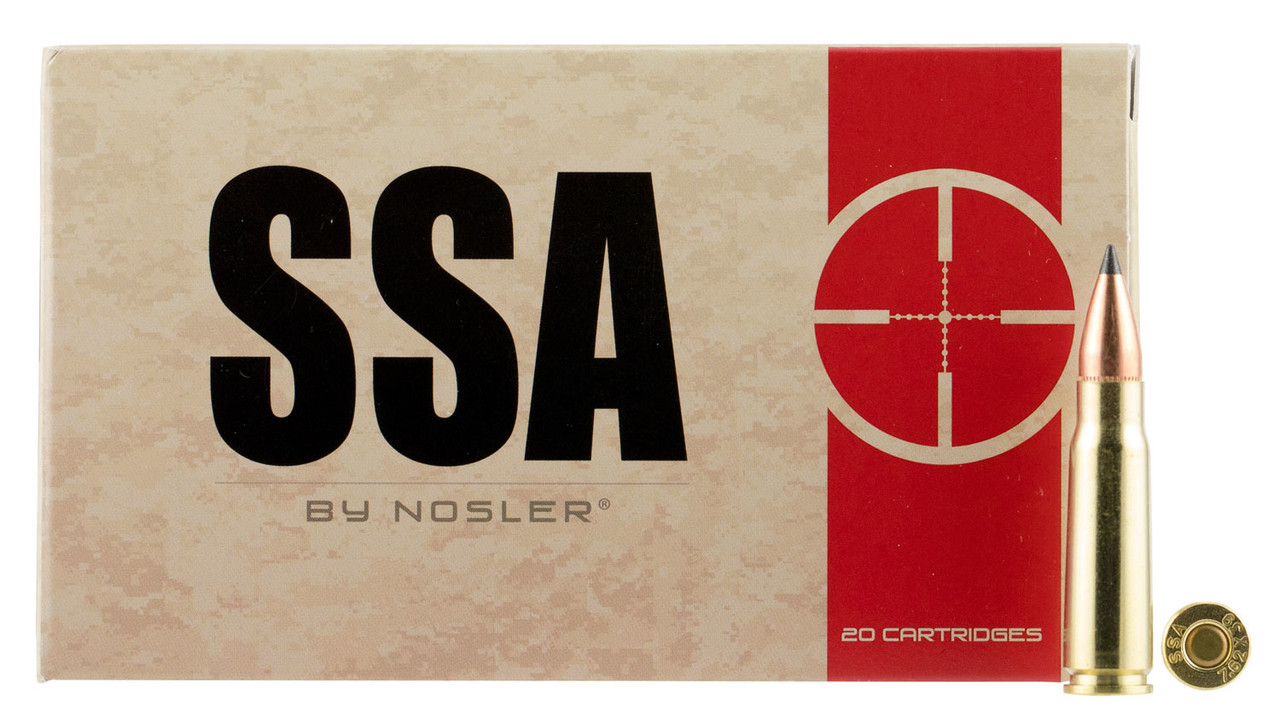 Nosler 75070 SSA 7.62X39mm 123 GR Varmageddon 20 Bx/ 10 Cs