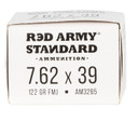 Red Army Standard AM3265 Red Army Standard 7.62x39mm 122 gr Full Metal Jacket Boat-Tail (FMJBT) 20 Bx/ 50 Cs