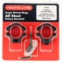Redfield Mounts 47320 22 Cal Weaver Style 1 in Dia Medium Black Matte