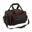Ruger 27972 Peoria Performance Range Bag Black Endura with Red Trim, Pockets, Lockable Zippers, Removeable Pistol Rugs & Shoulder Strap