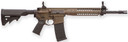LWRC M6 IC SPR Gas Piston Carbine ICR5PBC14PSPR, 5.56 NATO, 14.7 in Spiral Fluted BBL, LWRCI Stock, Skirmish Folding Sights, 12 in Modular Rail, Patriot Brown Finish, 30 Rds