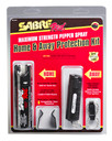 Sabre SRUHAPK Home & Away Pepper Spray Kit Keychain 2.5 oz Home Unit/ .54 oz Key Ring 8-10 ft Black/Red