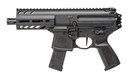Sig Sauer MPX, Semi-automatic Pistol, 9MM, 4.5 in Barrel, Black, 35 Rounds, 1 Magazine, BLEM (Damaged Box) MPX-4B-9-NB