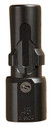 SilencerCo 3-Lug Muzzle Device 45 ACP 9/16 in-24 Threads Black