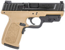 Smith & Wesson 12401 SD 40 S&W 14+1 4 in Barrel, Flat Dark Earth Polymer Frame w/Picatinny Acc. Rail, Armornite Stainless Steel Slide, Textured Polymer Grip Includes Crimson Trace Red Laserguard