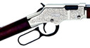 Henry H004SEV Silver Eagle Full Size 17 HMR 11+1 20 in Blued Octagon Barrel, Nickel-Plated Steel Receiver, American Walnut Stock Right Hand, Rifle