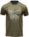 Springfield Armory GEP8605L 2020 Elk Mens T-Shirt Military Green Short Sleeve Large