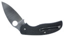 Spyderco C123CFP Sage Folder CPM-S30V 3 in Clip Point Plain Blade CF/G-10 Hndl