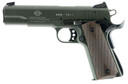 GSG GSG2210M1911G 1911 22 LR 10+1 5 in Threaded Barrel, OD Green Serrated Slide, OD Green Zinc Alloy w/Beavertail Frame, Double Diamond Walnut Grip, Pistol