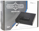 Surelock Security 3418945 QuickTouch 100 Digital Keypad/Biometric/Key Entry Matte Black Steel Holds 1 Handgun 2.56 inH x 9.06 inW x11.81 inD