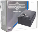 Surelock Security 3418947 QuickTouch 200 Digital Keypad/Biometric/Key Entry Matte Black Steel Holds 1 Handgun 5.12 inH x 9.88 inW x 11.42 inD