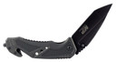 SW Knives SWMP11G M&P Folding 3.79 in 7CR17MoV Stainless Steel Black Clip Point Aluminum