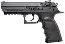Magnum Research BE99153RL Baby Eagle III Full Size Frame 9mm Luger 15+1, 4.43 in Black Match Grade Barrel, Matte Black Oxide Carbon Steel Slide, Black Polymer Frame w/Beavertail & Picatinny Rail, Pistol